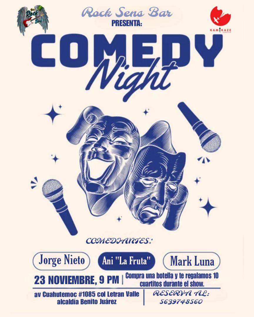 Rock Sens Bar presenta: Comedy Night