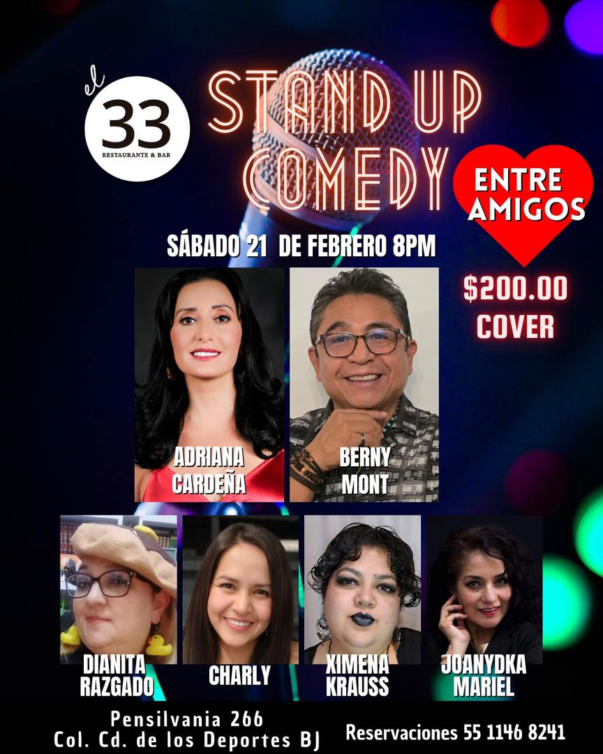Stand Up en Restaurante & Bar El 33