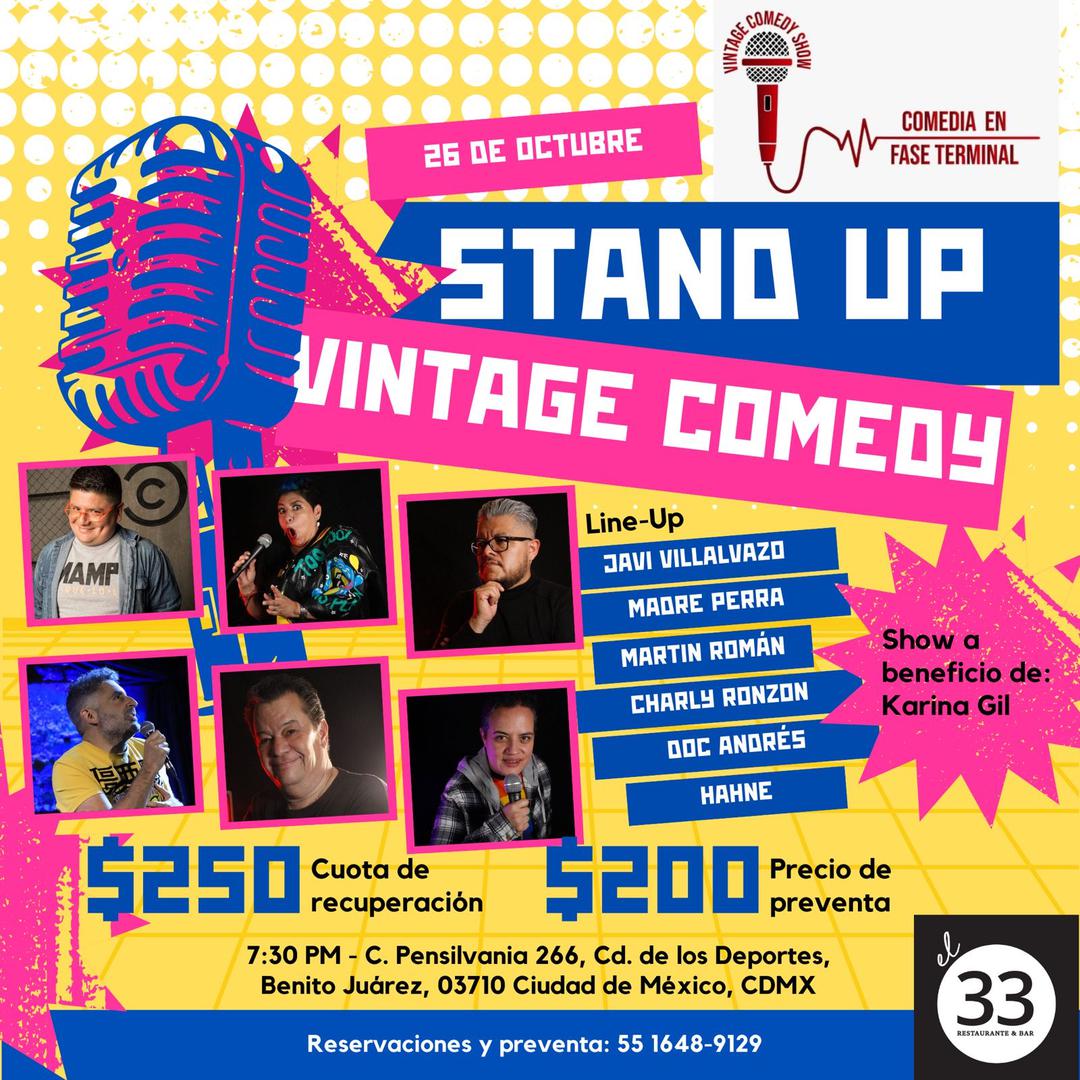 Stand Up en Restaurante & Bar El 33