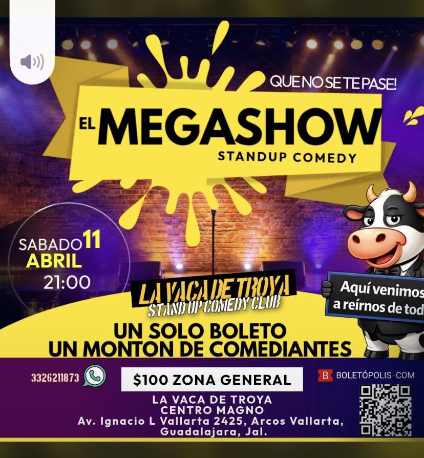 Mega show de Stand Up en La Vaca de Troya